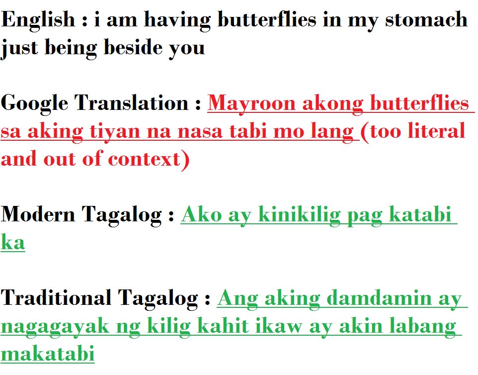 English grammar to translation tagalog tagalog to