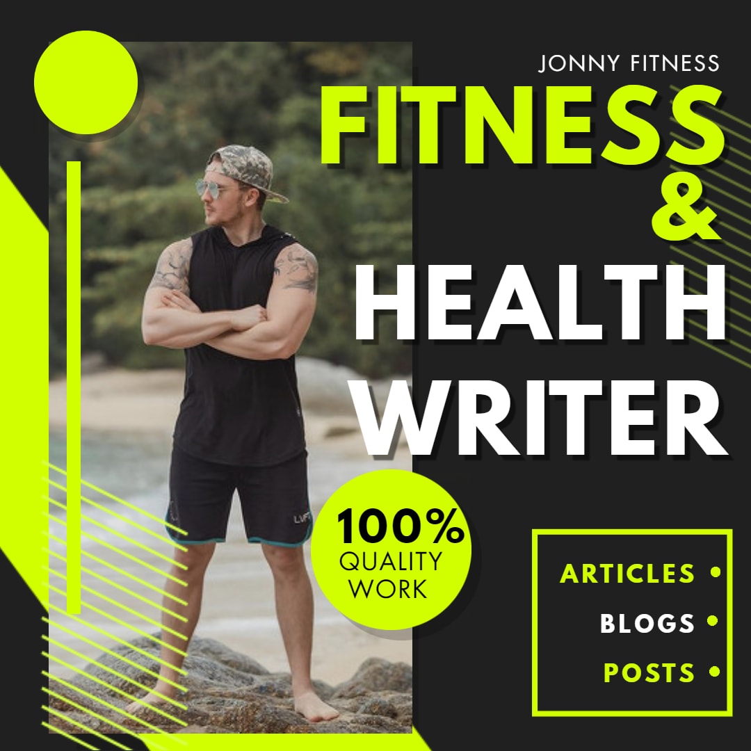 Write content for sports, health, fitness blogs and articles by