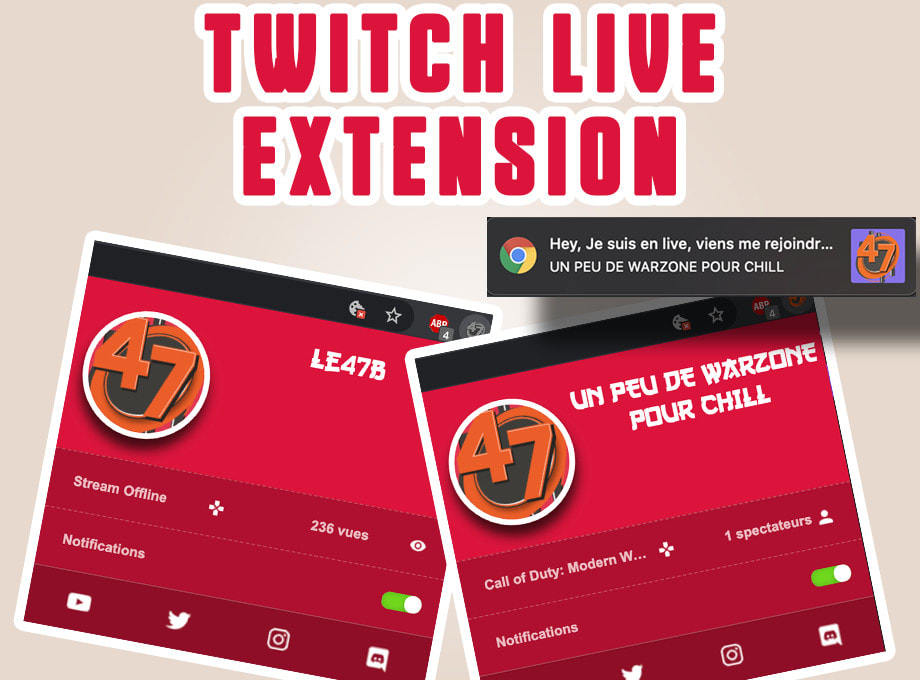 Do A Twitch Live Extension For Chrome And A Simple Web Site By Zb Youssef Fiverr