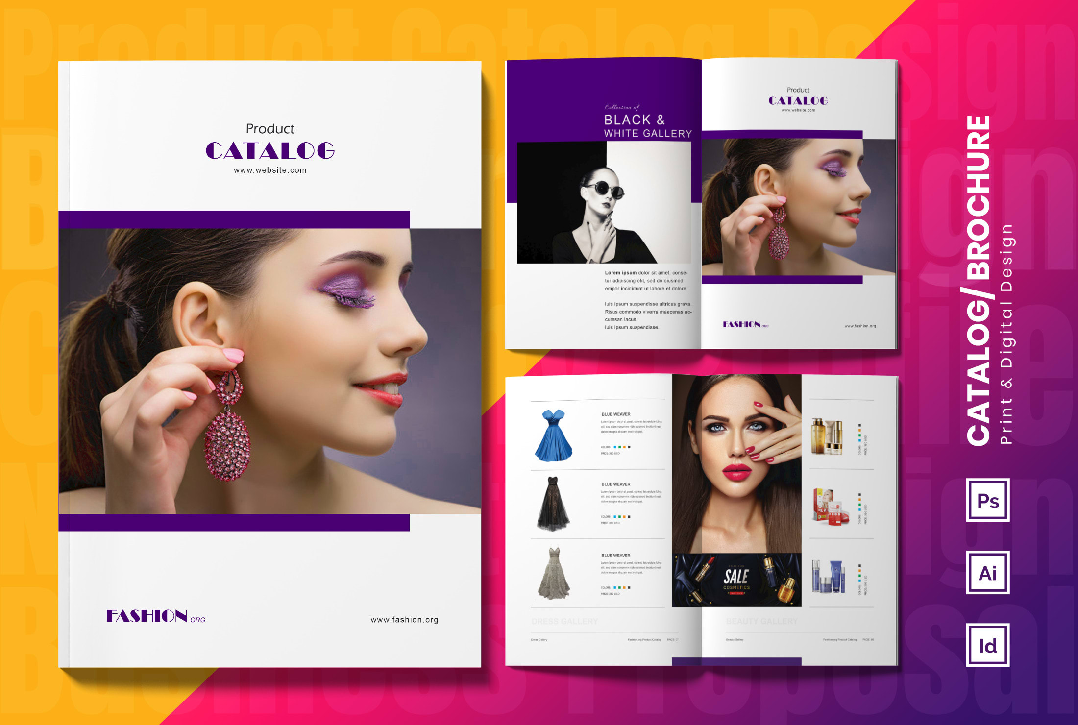 Do Indesign Product Catalog Brochure Company Profile Logo And Sales 