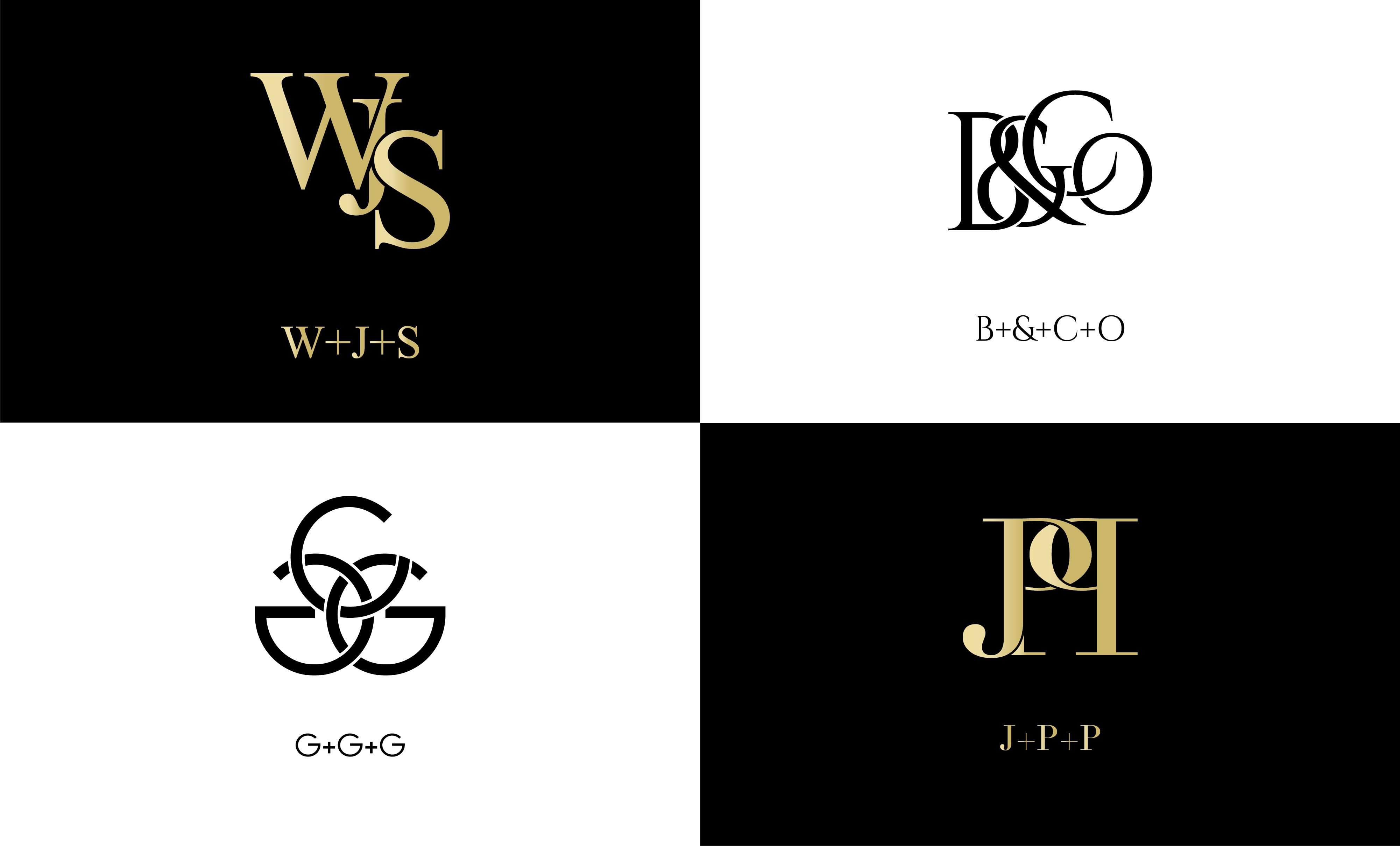 Custom Monogram Logo Design – Fugu Studio