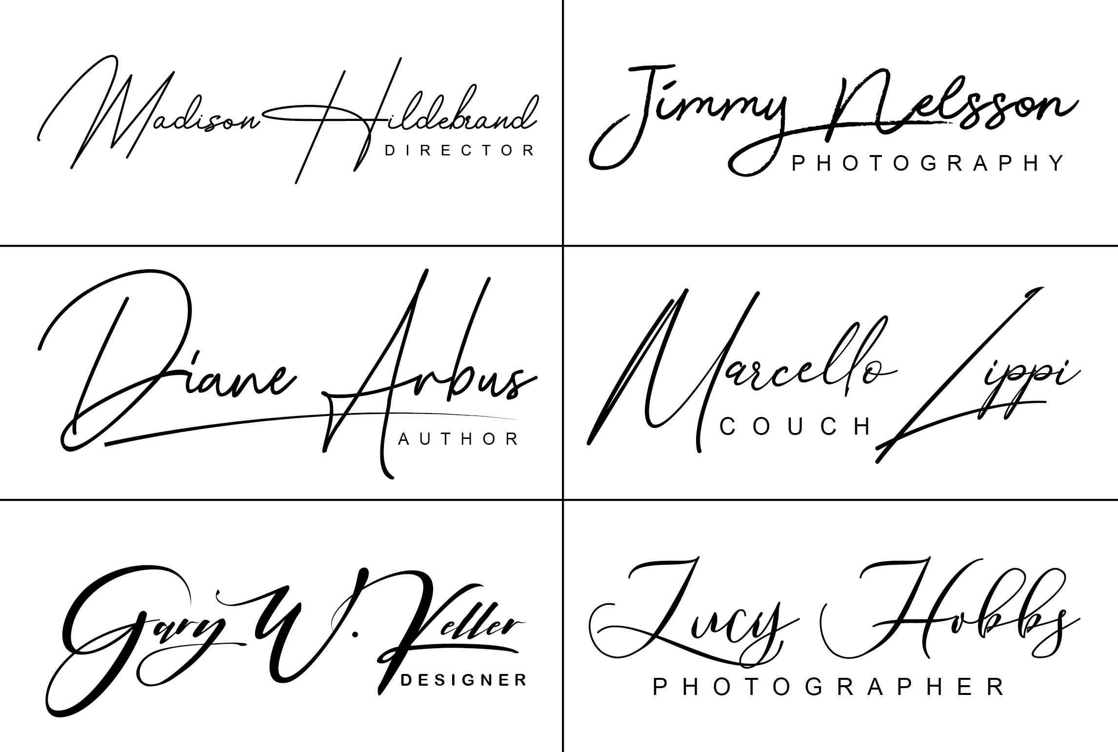 Do calligraphy, script, typography, handwritten signature logo by  Logoexpert75 | Fiverr