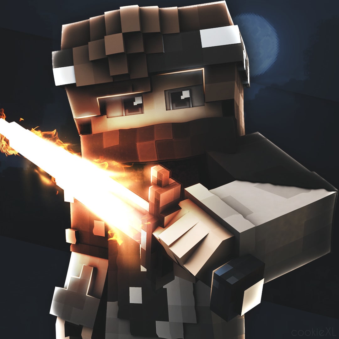 Make a professional minecraft profile picture for you by Cookiexl