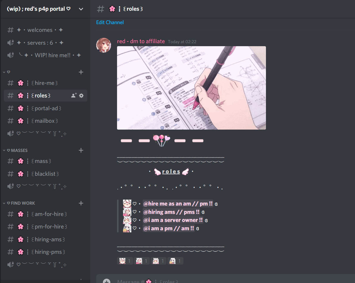 Make An Anime Themed Discord Server For You By Foxkitten Advertise your discord server in our list, or browse the listings and find a new community. make an anime themed discord server for you