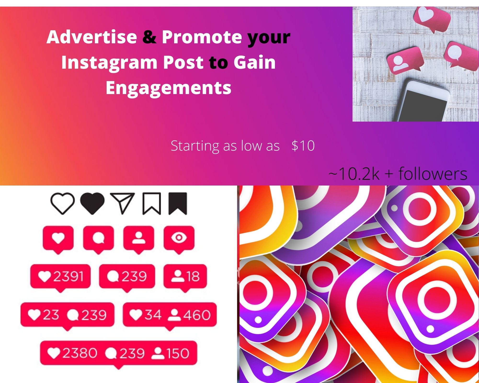Advertise Your Instagram Post To Gain Engagements By La Sonyagrant