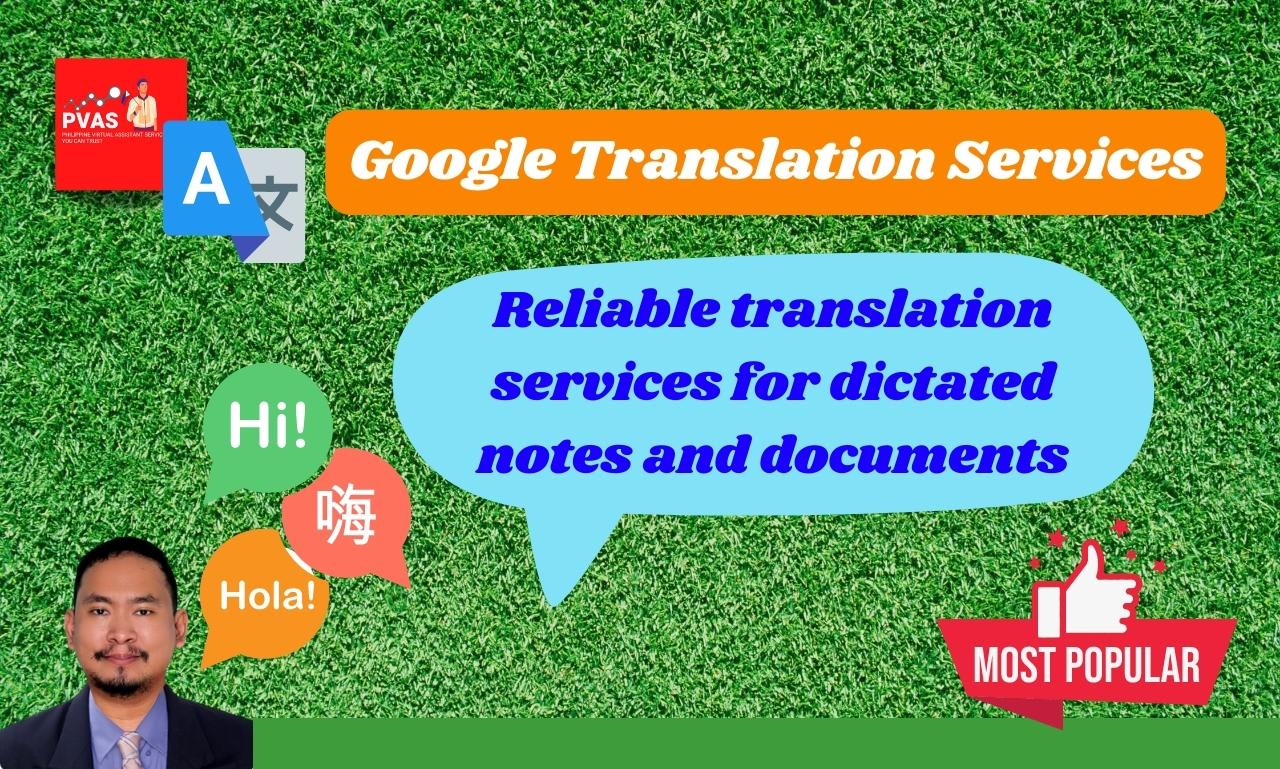 Google translate your documents into english and vice versa by Redemano |  Fiverr
