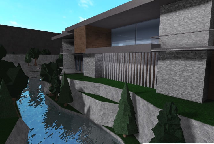 Modern Mansion exterior&layout (102k)! - - - - - #roblox #bloxburg #bl