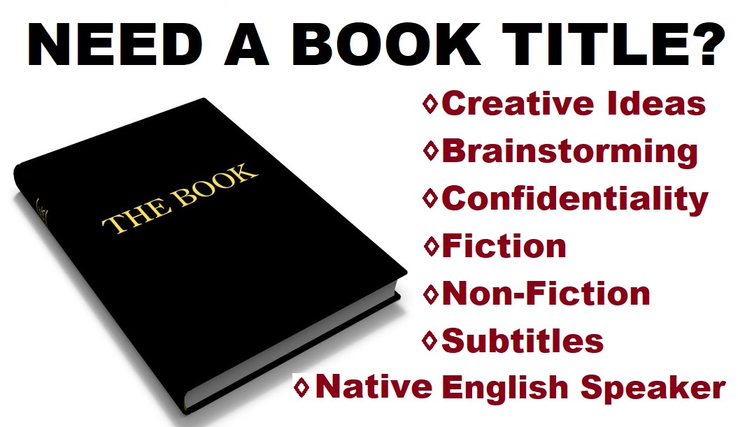 Come Up With A Title For Your Nonfiction Book Or Other Nonfiction Literary Work By Andreapayme Fiverr