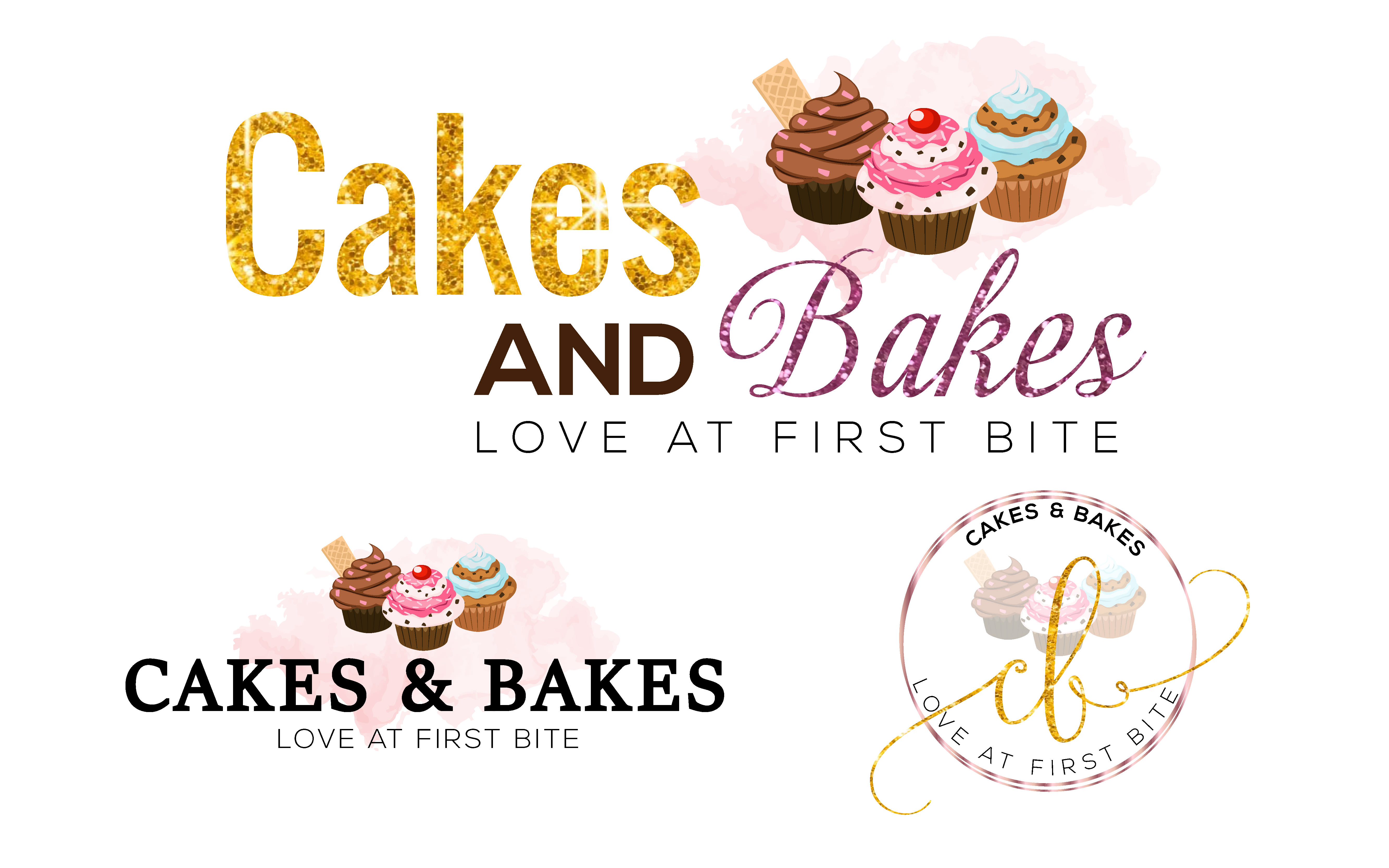 Bakery Logo Ideas, Bake and Cake Pastry Simple Sweet Dessert Stock Vector -  Illustration of emblem, badge: 212566987