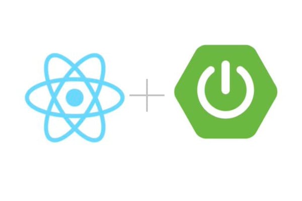 spring boot and react project