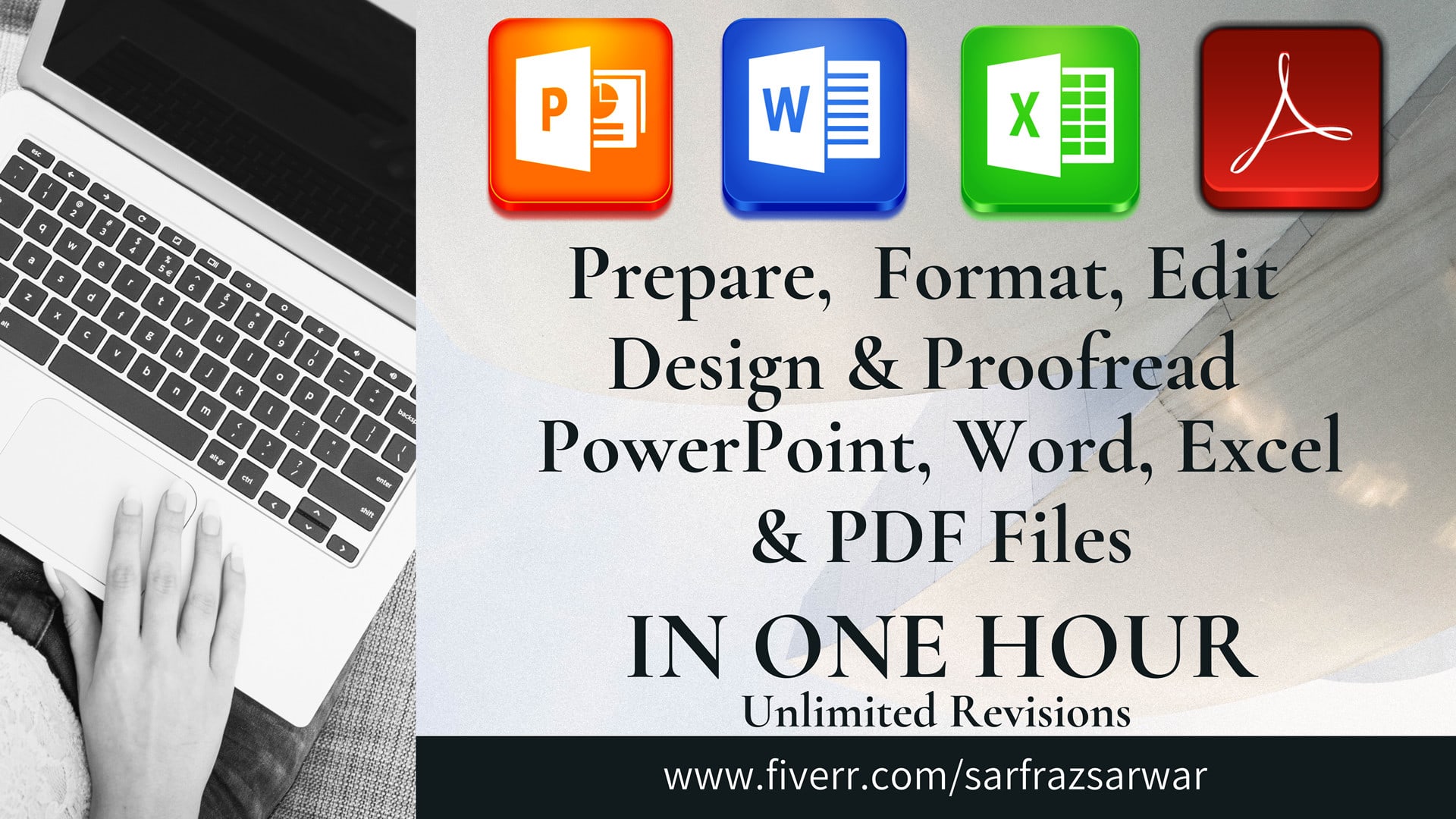 Design Format Edit Word Excel Powerpoint Presentation Pdf Files In 1 Hour By Sarfrazsarwar