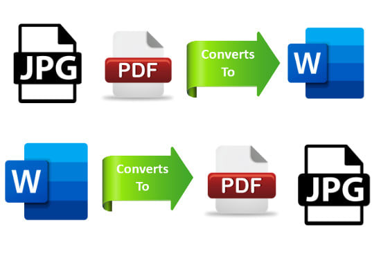 Convert Jpg Pdf To Editable Word Convert Word To Jpg Pdf By Ayeshaafzal24 Fiverr