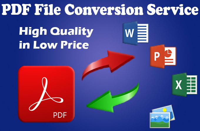 Convert From Pdf To Word Excel Png Or Any Other Format By Sahar2626 Fiverr
