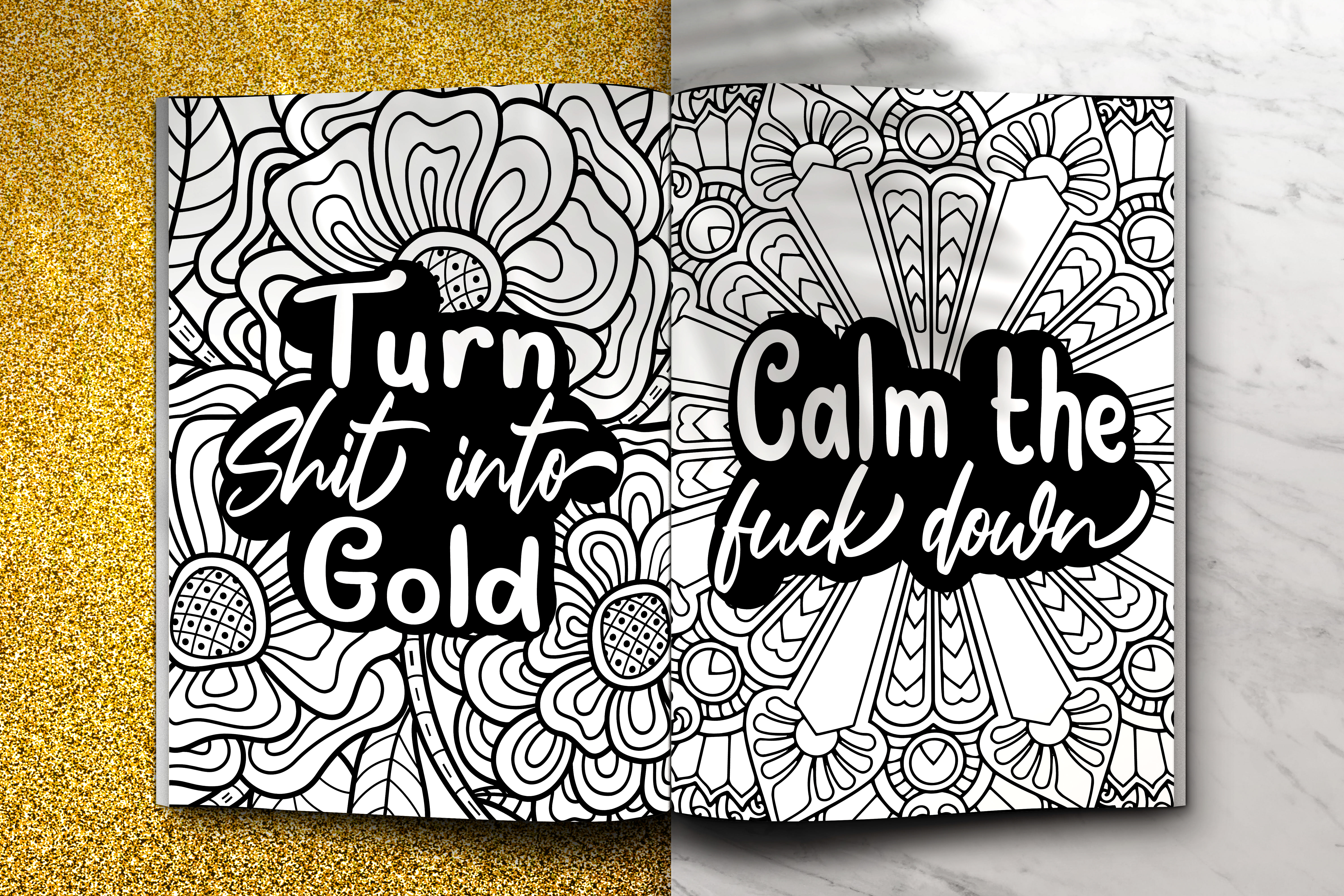 Zero F*ck Swearing Coloring Book For Adults: Swear Word Coloring