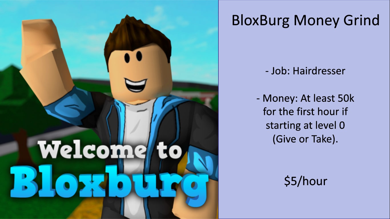 Work As A Roblox Bloxburg Hairdresser By Aidanm05 - how to get roblox money when first starting