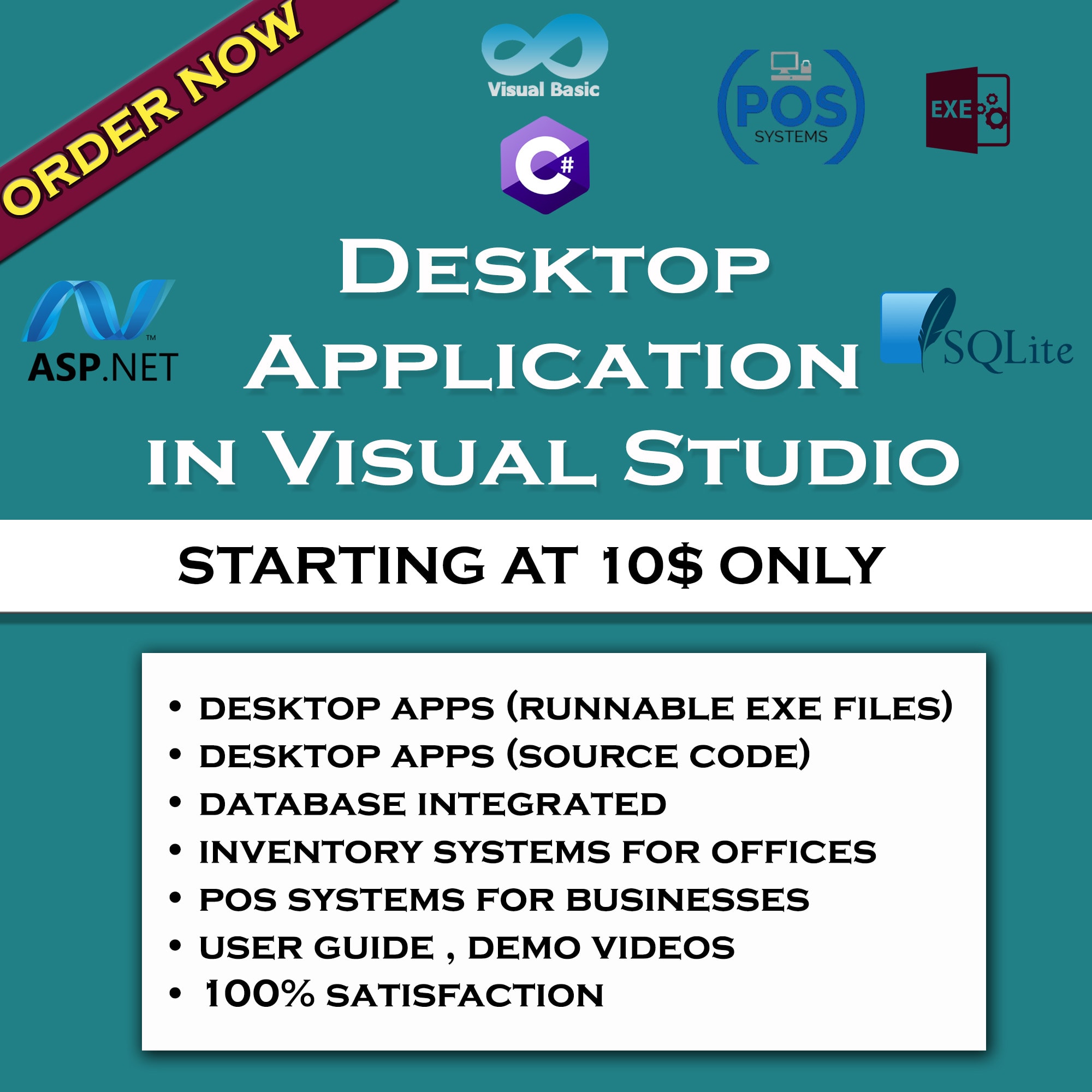 Develop Amazing C Sharp Or Visual Basic Desktop Application By Syedjunaidal235