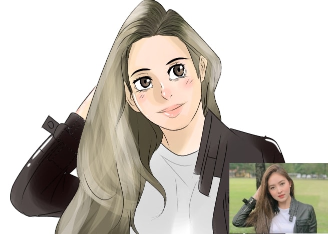 Draw your own cartoon face from your photo by Swmcreative | Fiverr