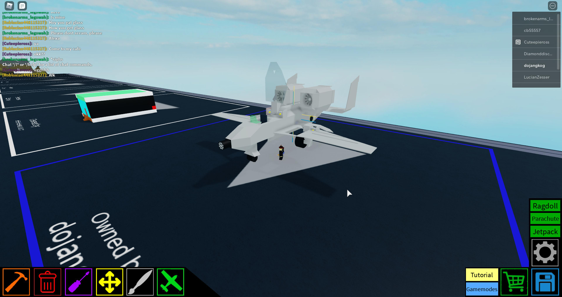 Make You A Good Plane In Plane Crazy By Frederickgonzal - afk cafe roblox