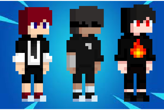 Do Minecraft Pixel Art With A Skin Of Your Choice By Iimmb Fiverr