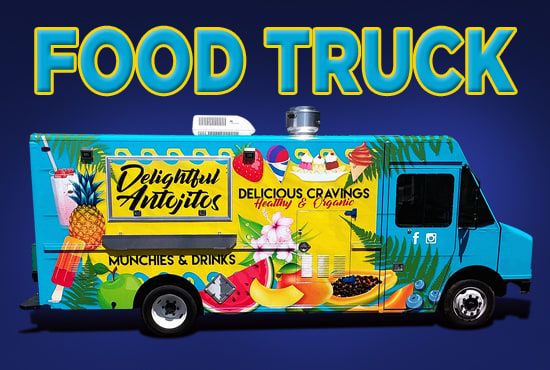 Download Design Very Creative And Impressive Business Food Truck Food Trailer Wrap Design By Xylagraphix Fiverr
