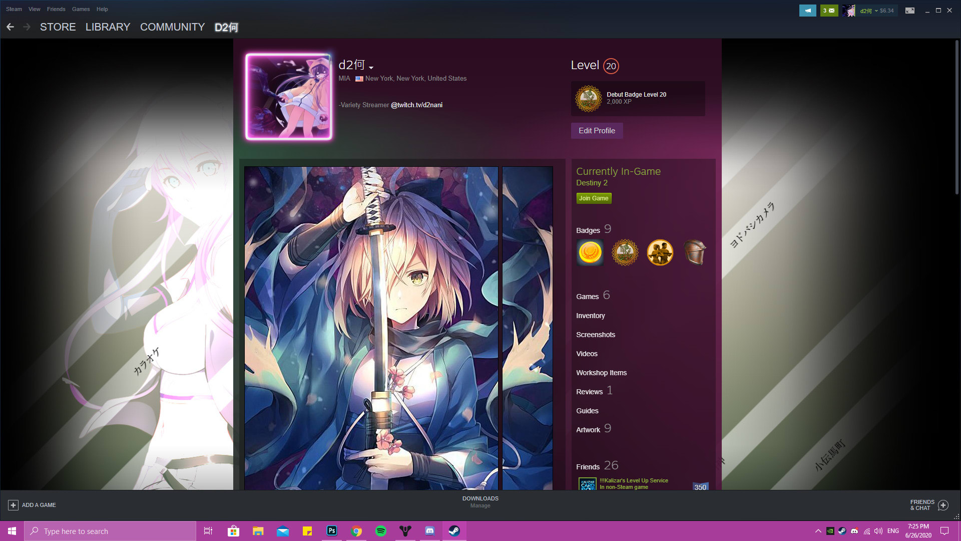 How to create a full background for your Steam profile