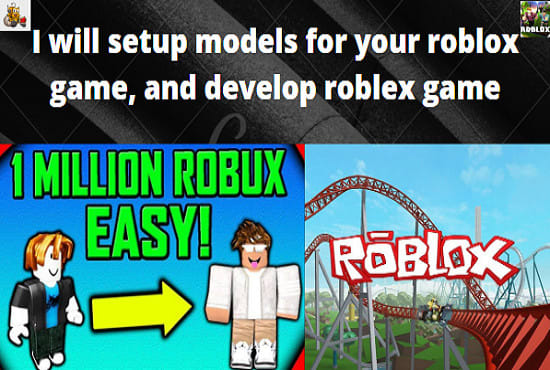 Setup Models For Your Roblox Game And Develop Roblex Game By Allison Dave - roblox account with robux setup