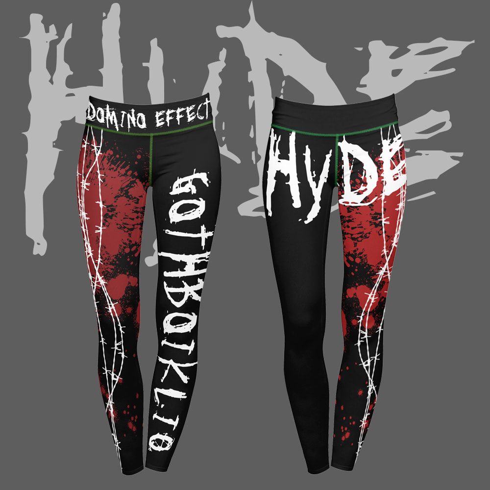 Black Baggy Pants with Barbed Wire — Highspots.com
