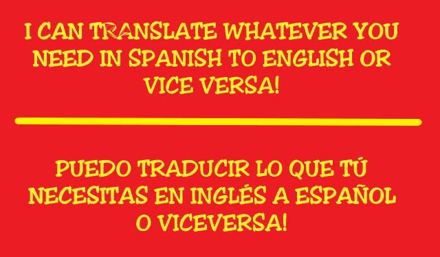 Translate From English To Spanish Or Spanish To English By Sr Translate