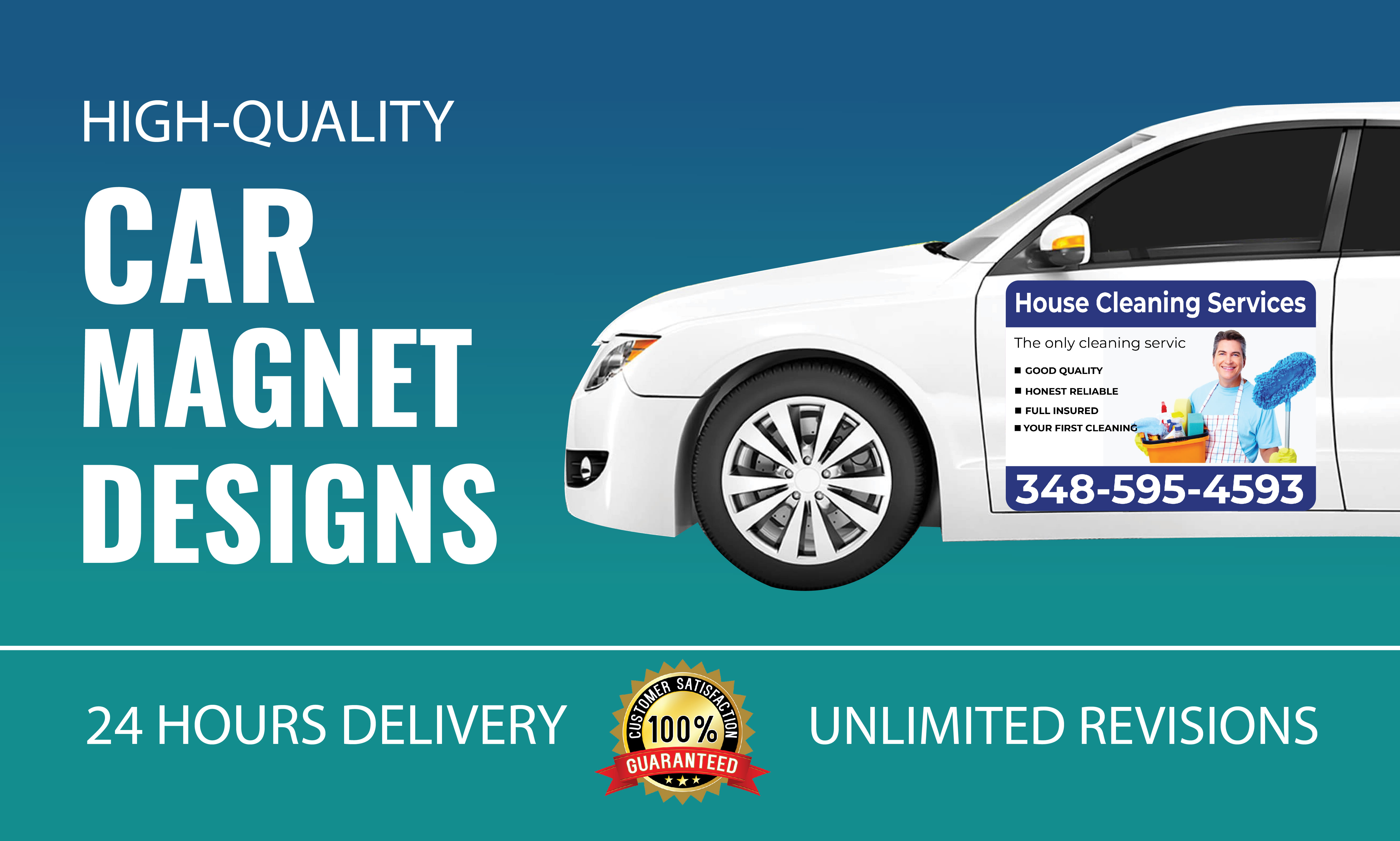 Design & Print Custom Car Magnets Online