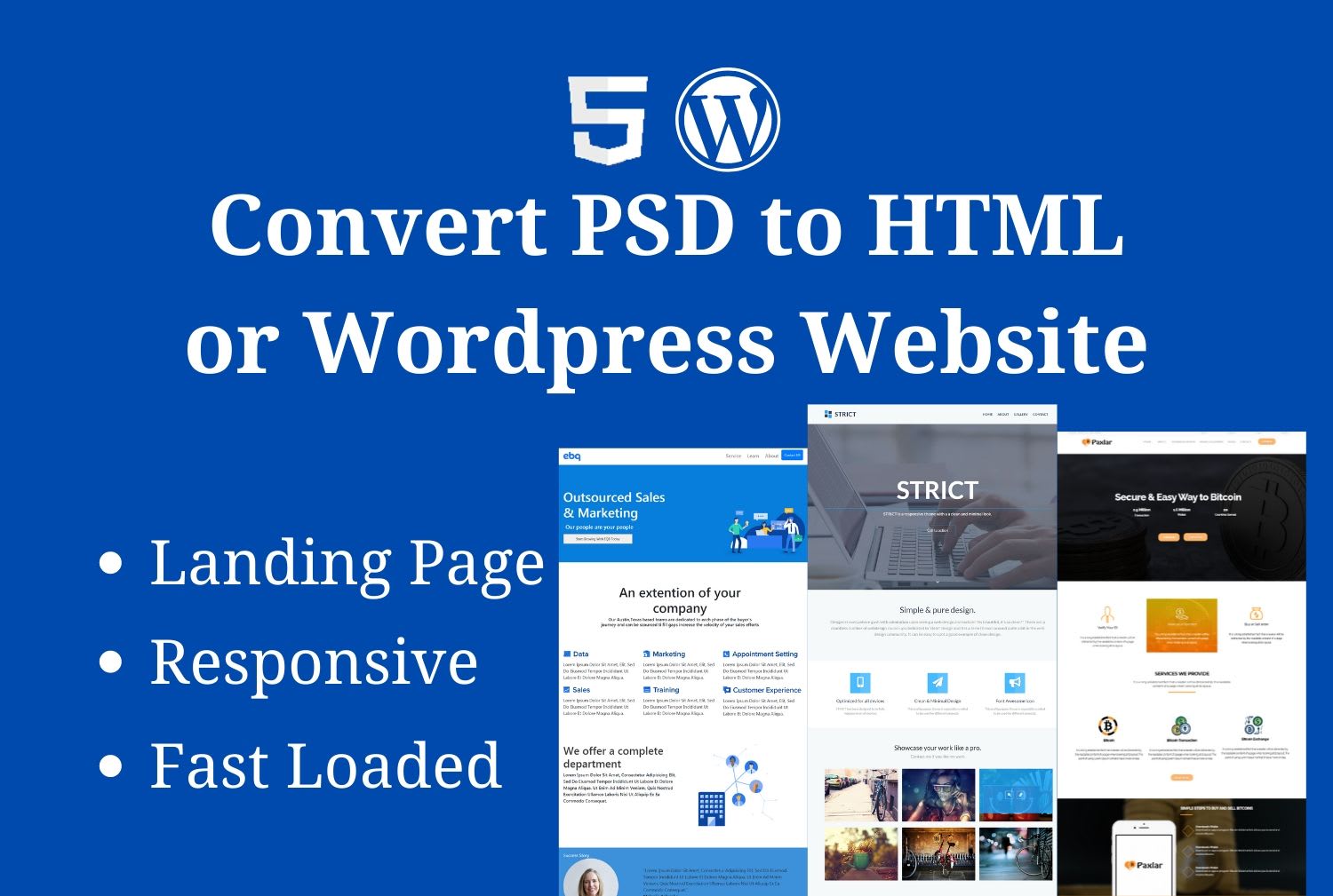 Convert Psd To Pixel Perfect Html Or Wordpress Website By Jariatun