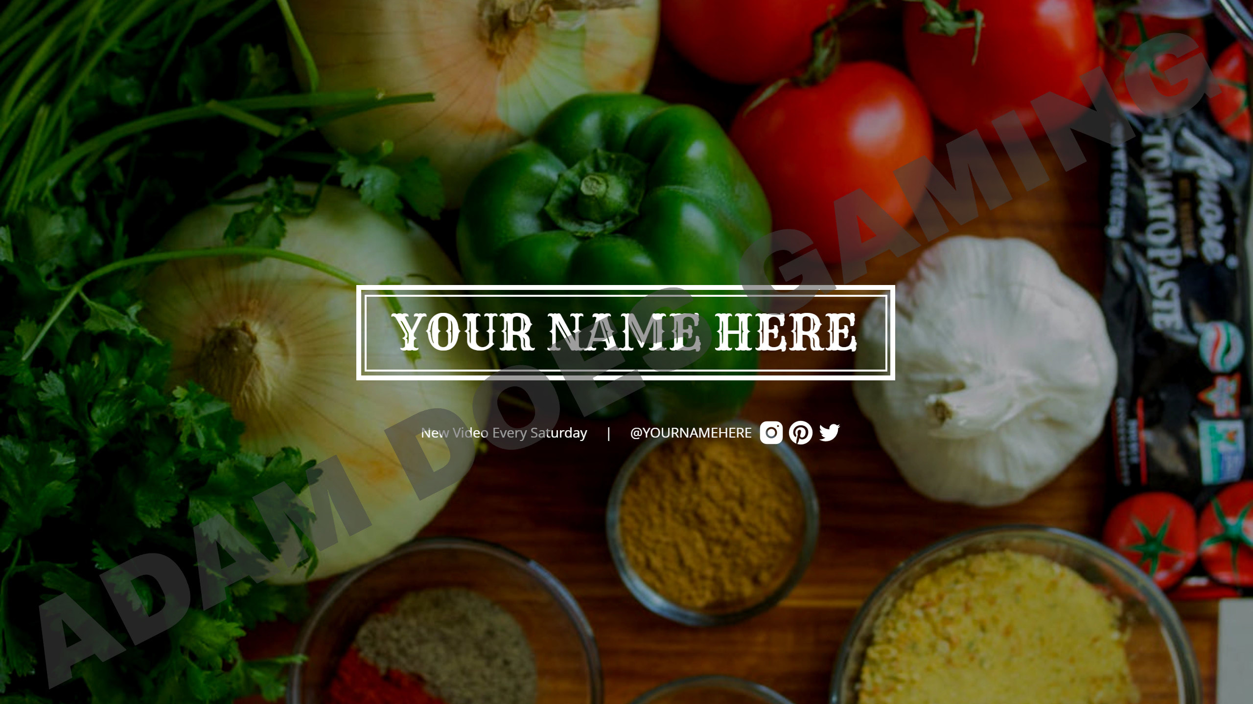 Create you a piece of channel art by Gamingadam Fiverr