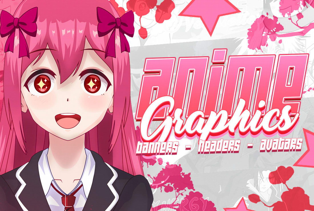 Twitch Banner Anime  Free Vectors  PSDs to Download