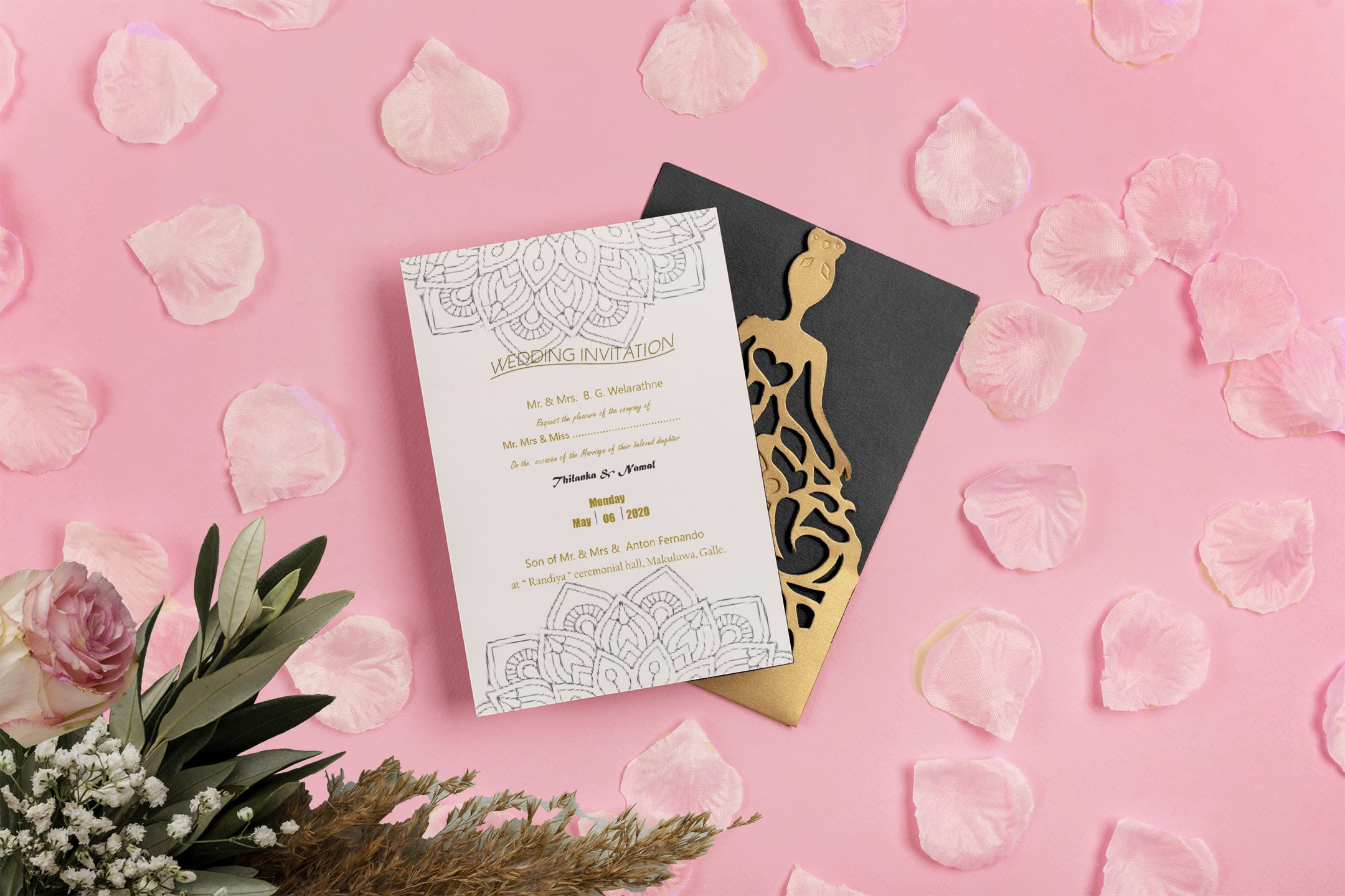 Design Wedding Birthday Party And Event Invitation Card By Anukshikaushaly Fiverr