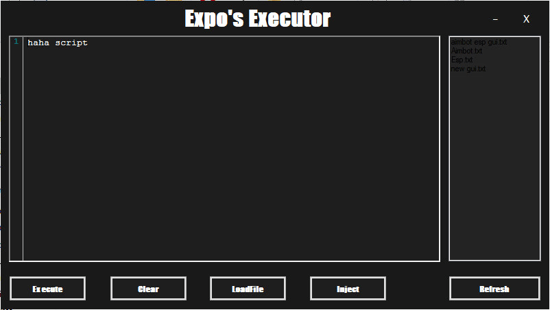 I'm making my own Roblox Executor! (Currently using WRD API, will make my  own later) Any ratings would be appreciated! :) {Color Scheme: Black,  White, Purple : r/ROBLOXExploiting