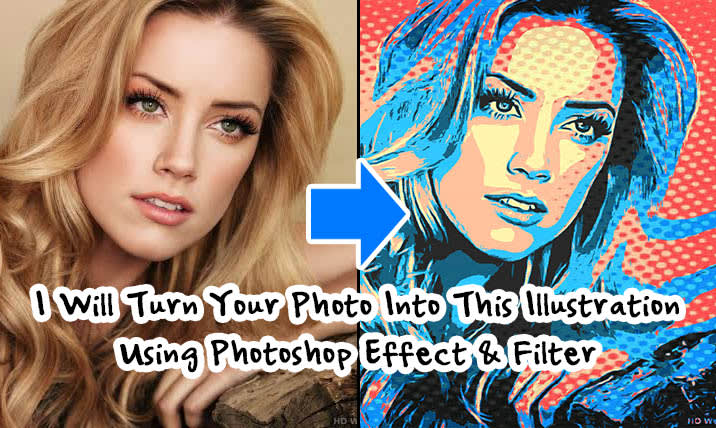 Turn photo pop art using photoshop by Suhendrilie | Fiverr