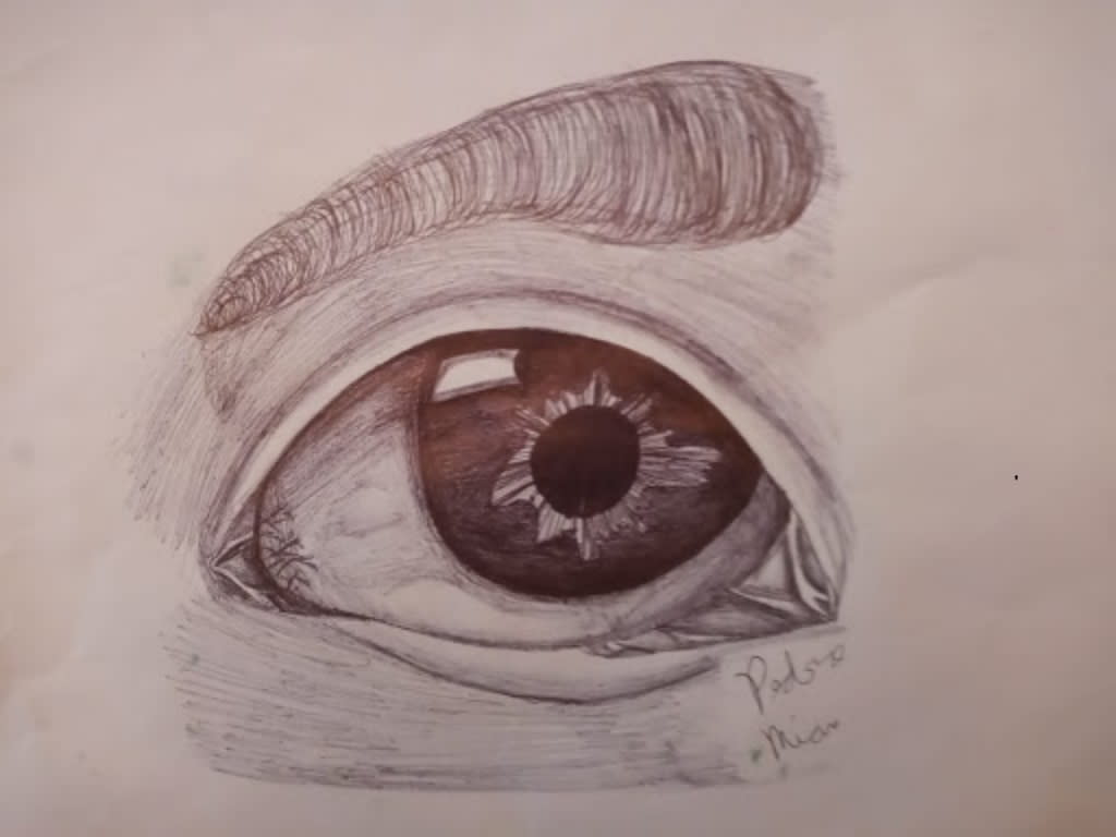 Draw Your Eyes With One Pen Only By Craftnews