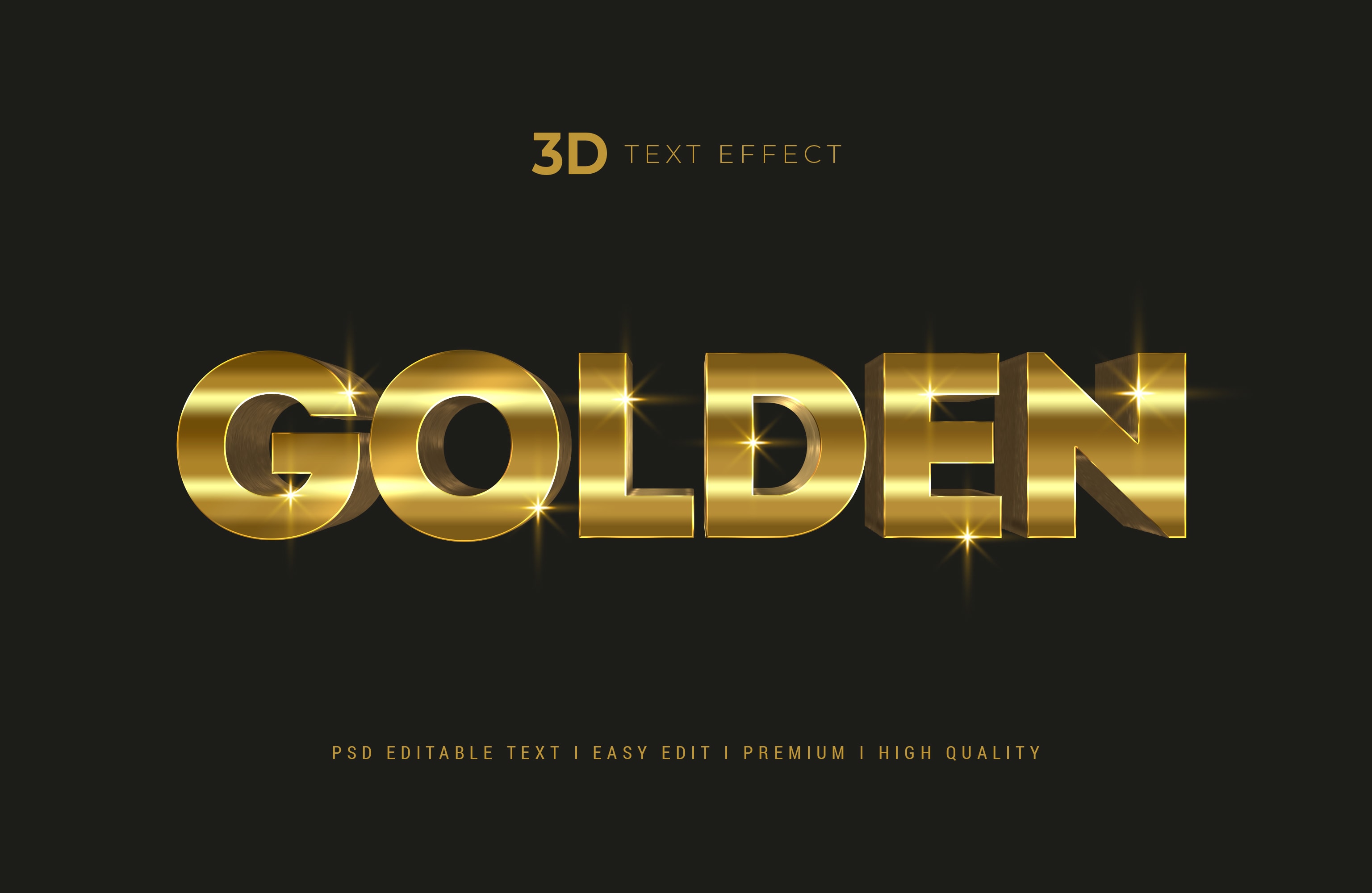 Download Realistic Gold 3d Text Effect Mockup And Logo Mockup By Berylline Fiverr