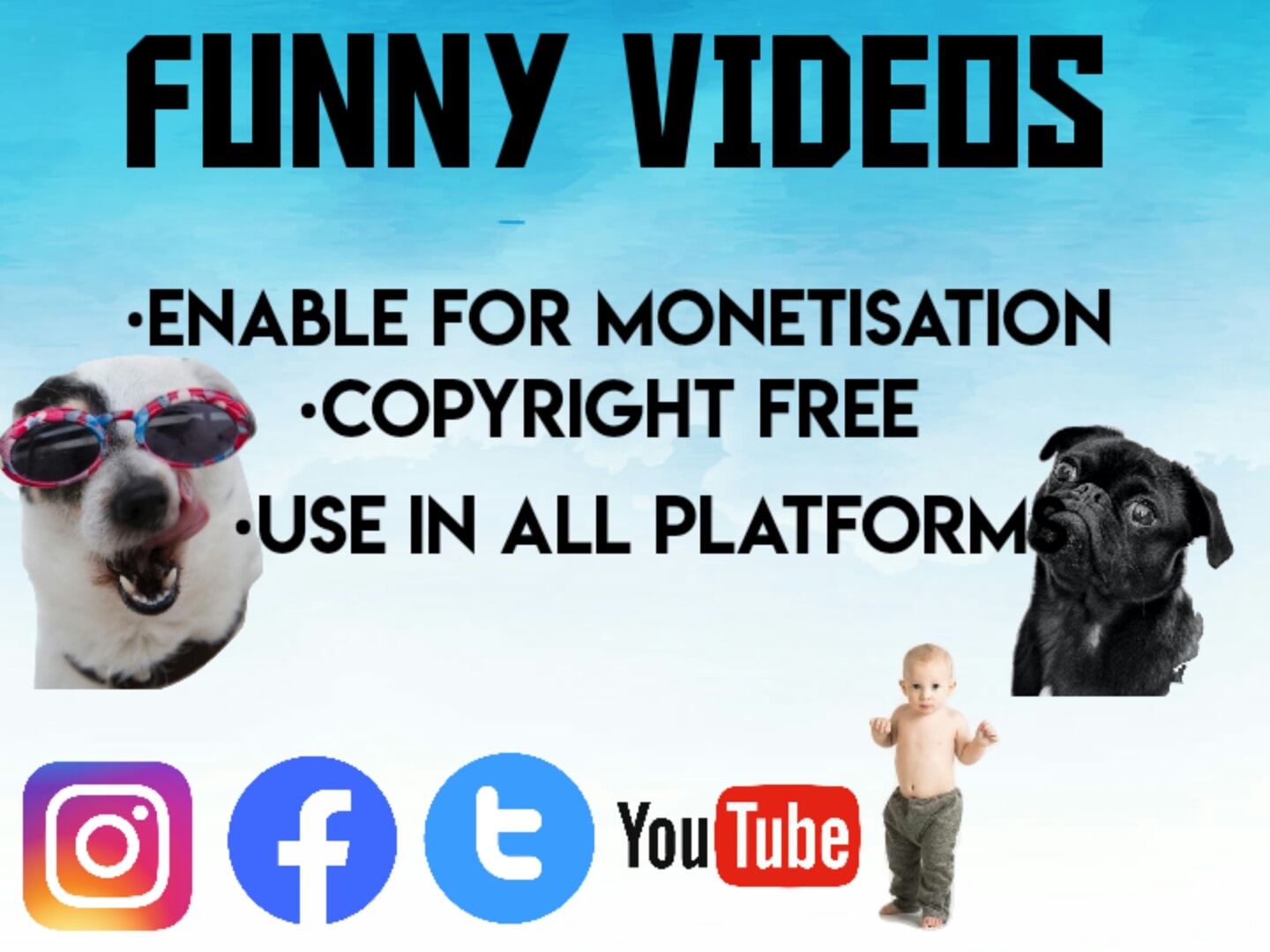 Create monetizable funny videos for youtube and facebook etc by Faheem_mkd  | Fiverr