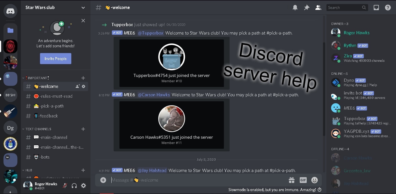 I made a Discord server for my Uni. : r/discordapp