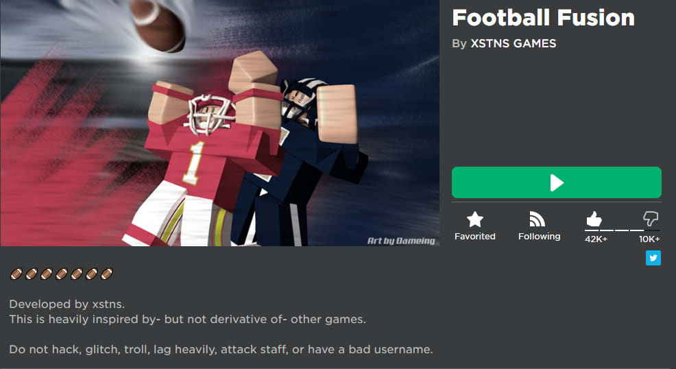 Guide On How To Play Football Fusion On Roblox By Lxeeled - roblox football fusion how to play music