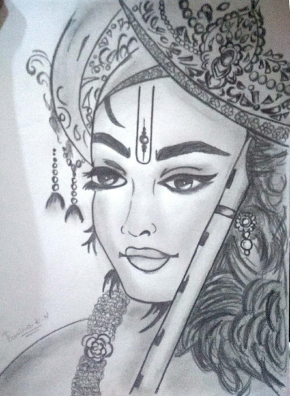 Create artistic pencil sketches and drawings by Poornimakn | Fiverr