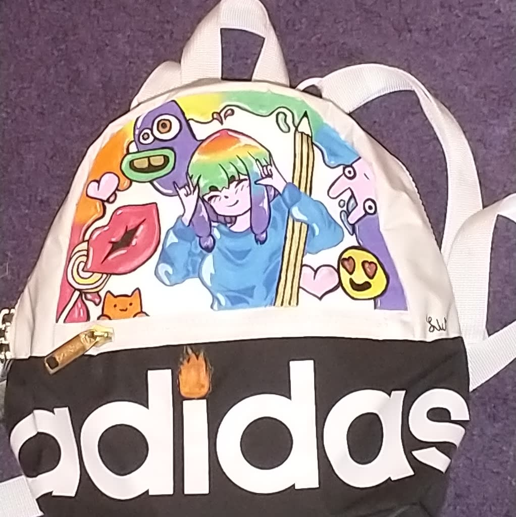 adidas backpack custom