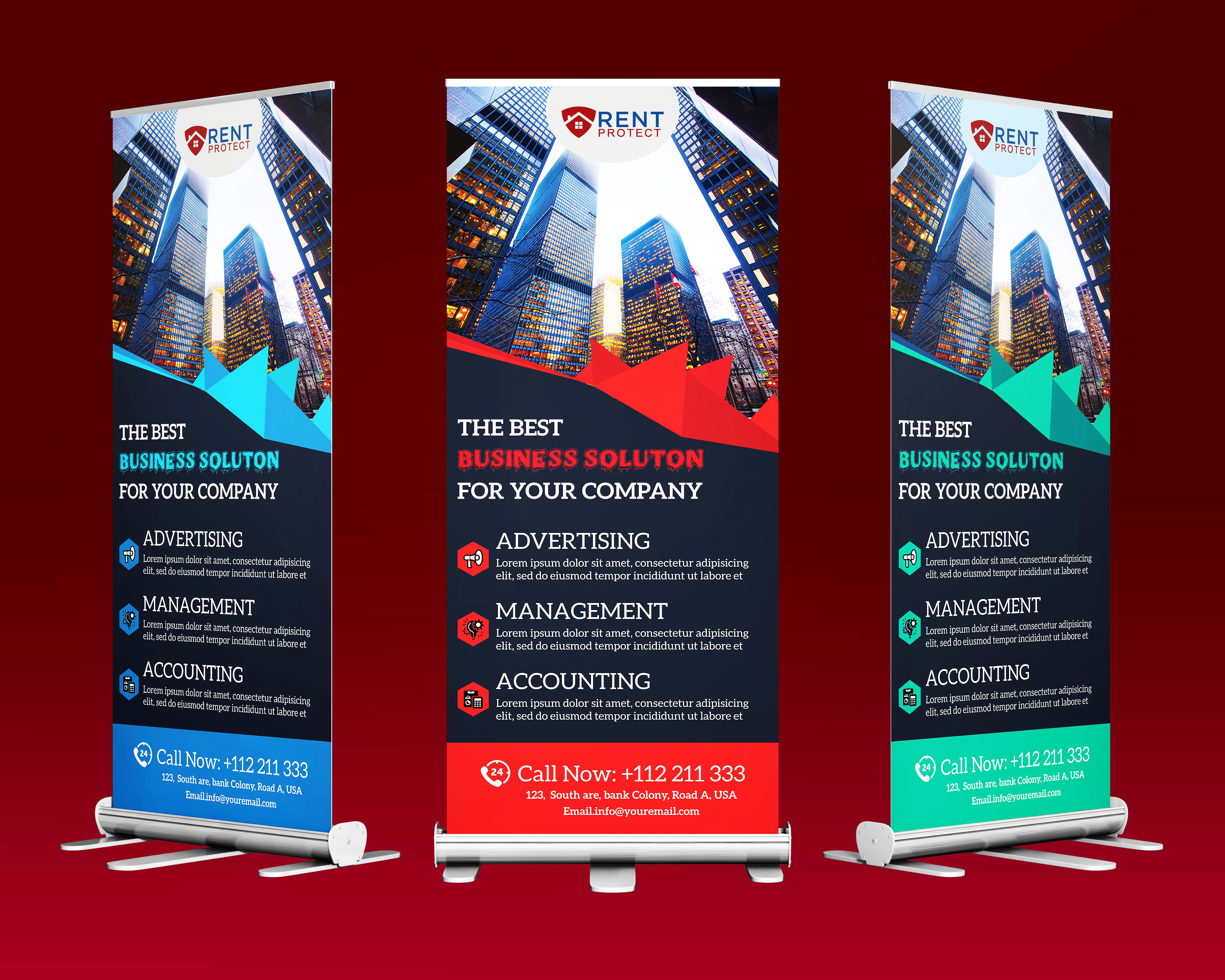 Do Unique Rollup Pop Up Retractable Banner Design In 6hrs By Mizanmra
