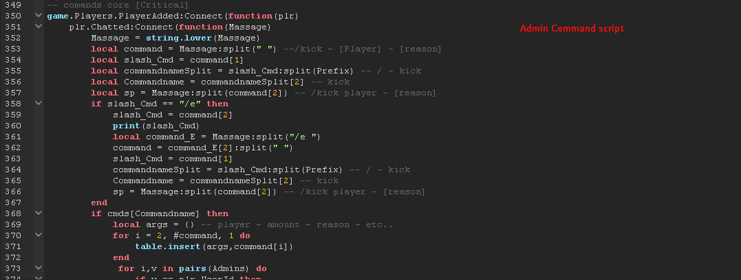 Make A Script For You In Roblox Studio By Hamodi14 - lua admin commands script roblox
