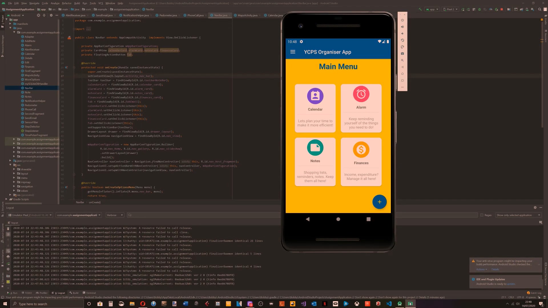 Design a mobile application for you using android studio by Mcgrathb89 |  Fiverr