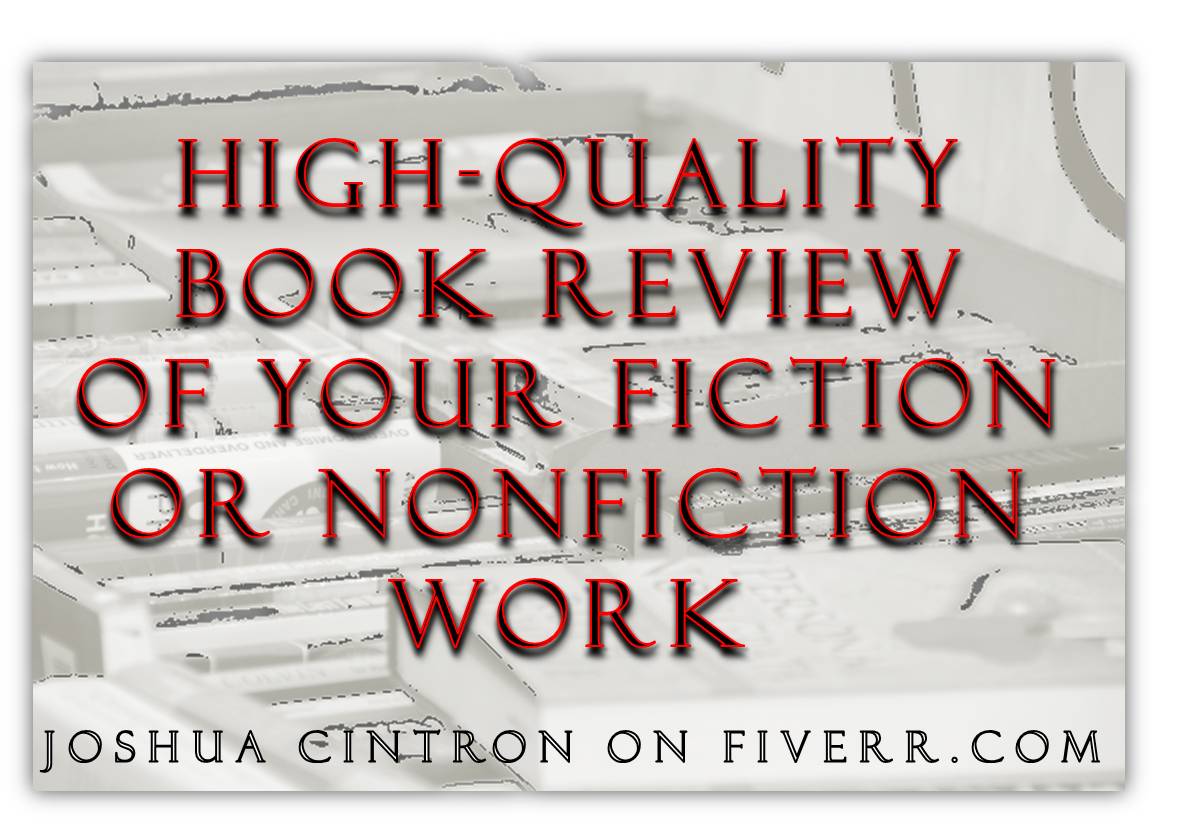 Write a book review of your nonfiction or fiction work by