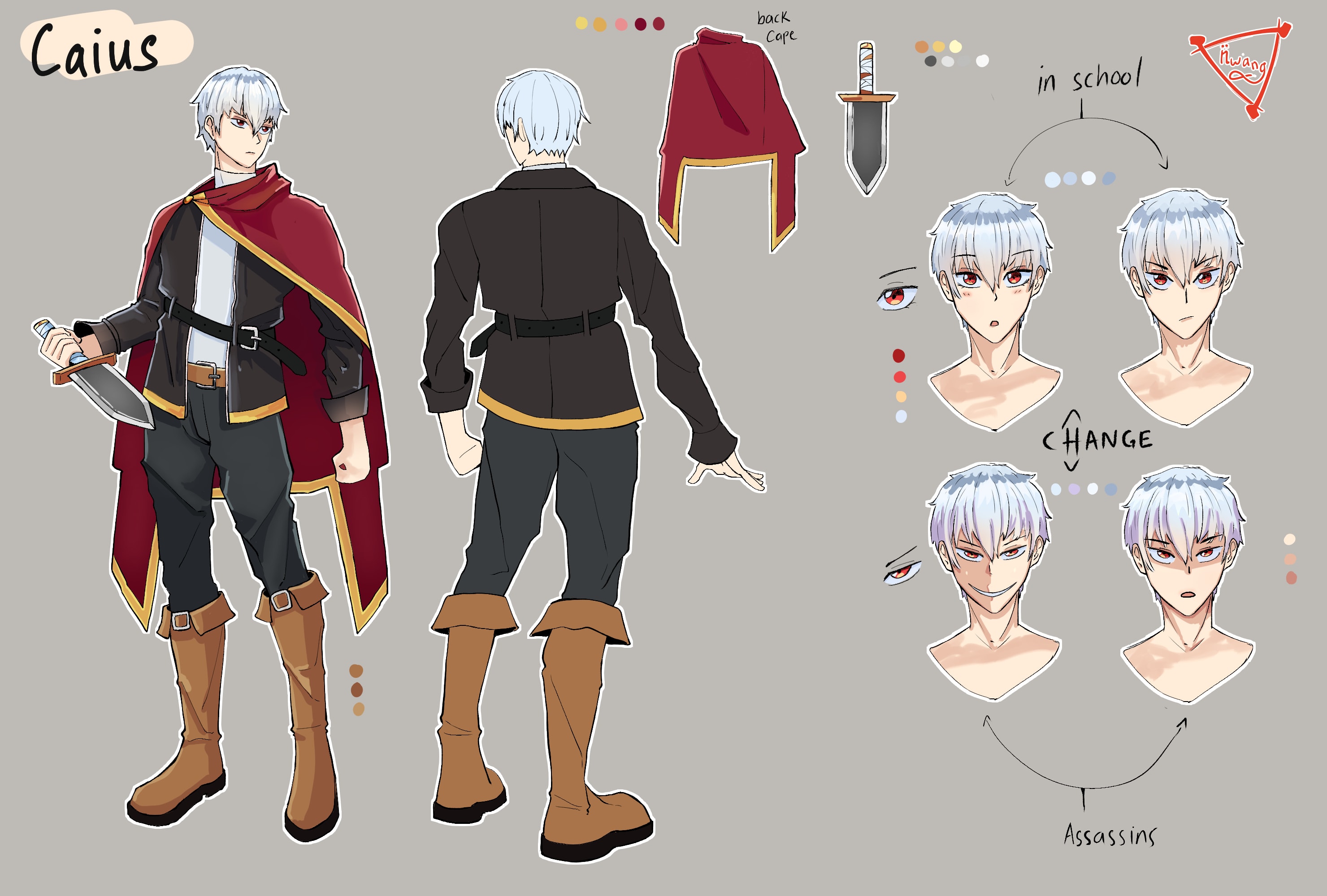 anime reference sheets character settei  Anime character design Concept  art characters Character drawing