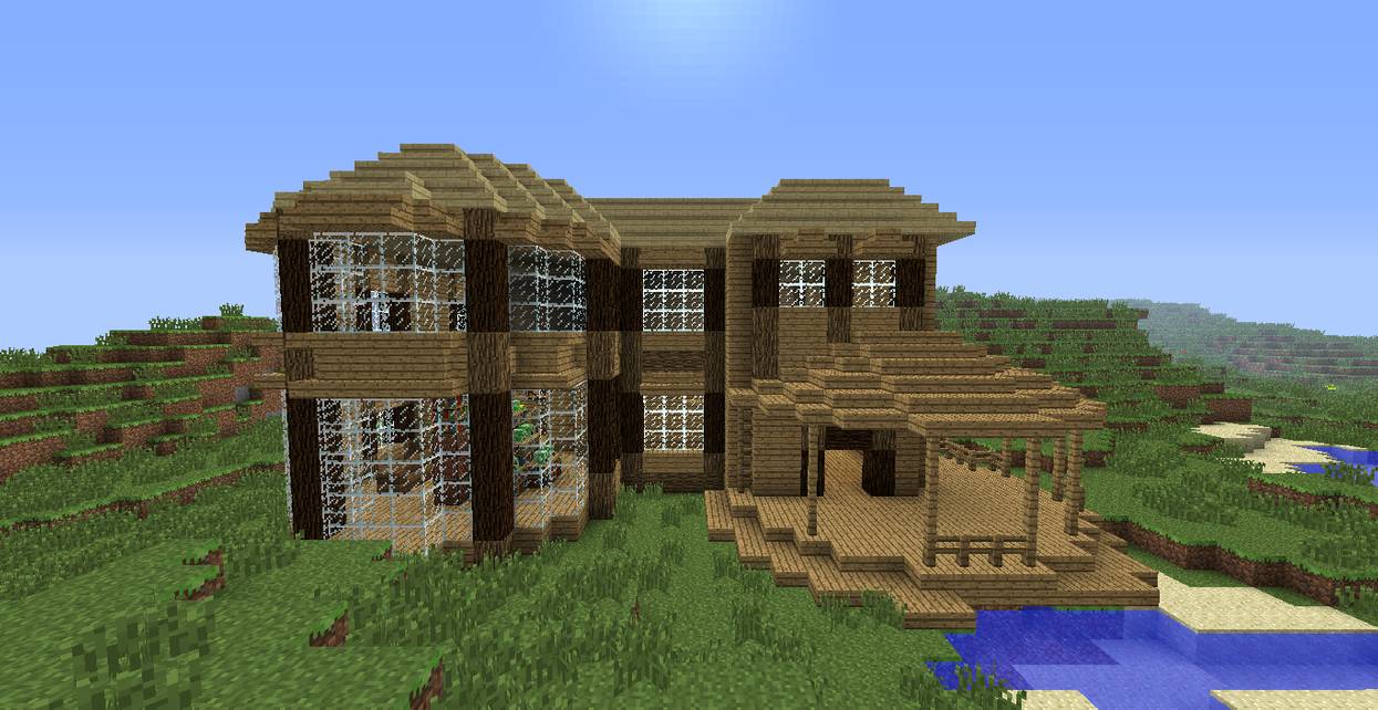 costruisci una casa di Minecraft per te