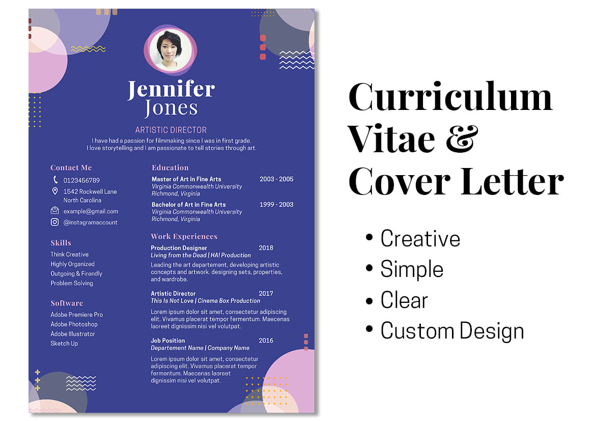 Design Outstanding Cv And Cover Letter For You By Netvisuals Fiverr
