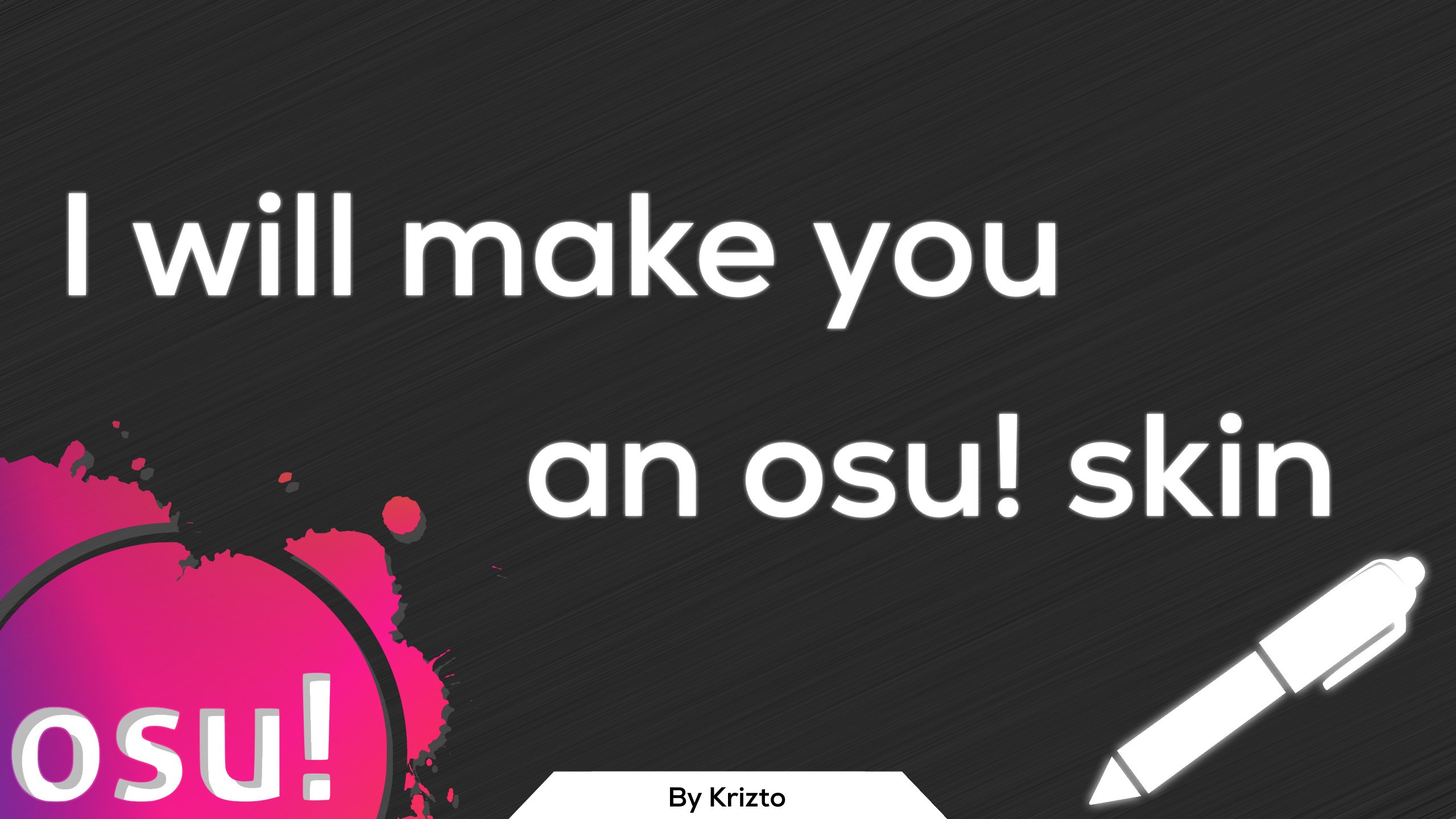 Create an osu skin for you by Hqrukii